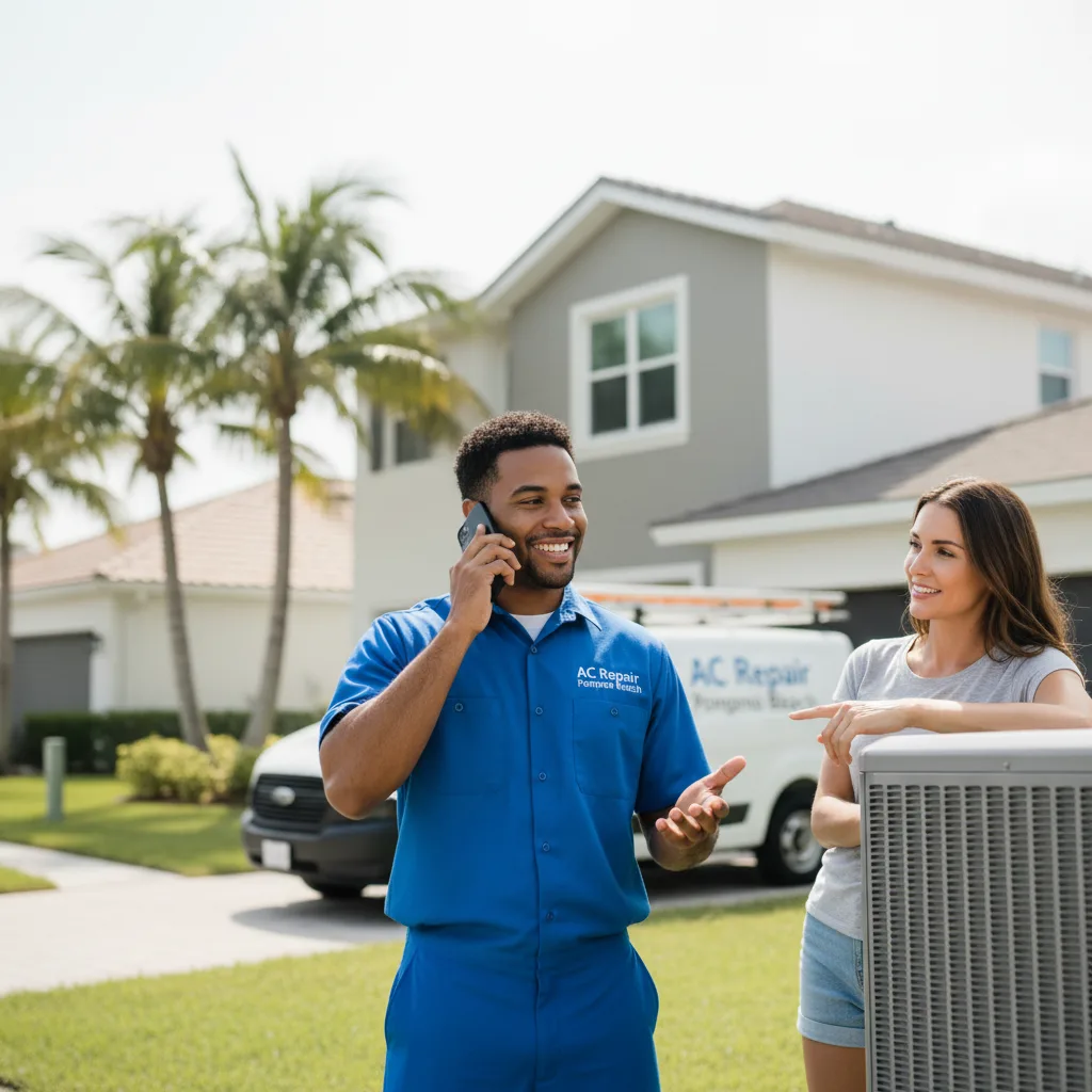 AC Repair Pompano Beach customer support in Jupiter